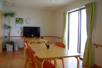 大阪府羽曳野市のサービス付き高齢者向け住宅HCLの共有スペース